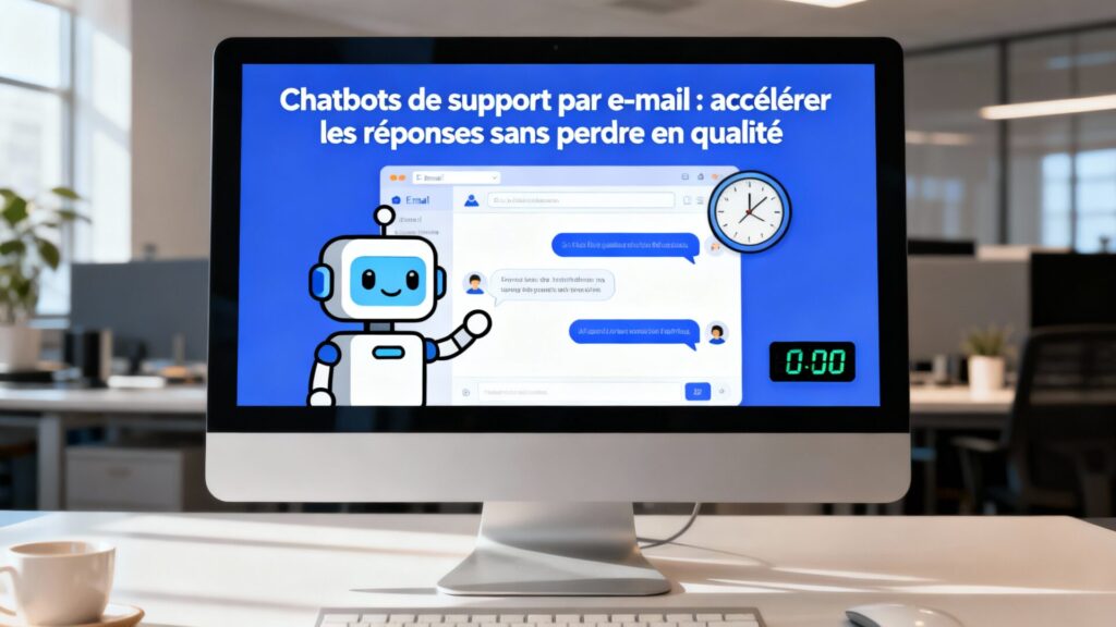 Chatbots de support par e-mail : accélérer les réponses sans perdre en qualité avec texte