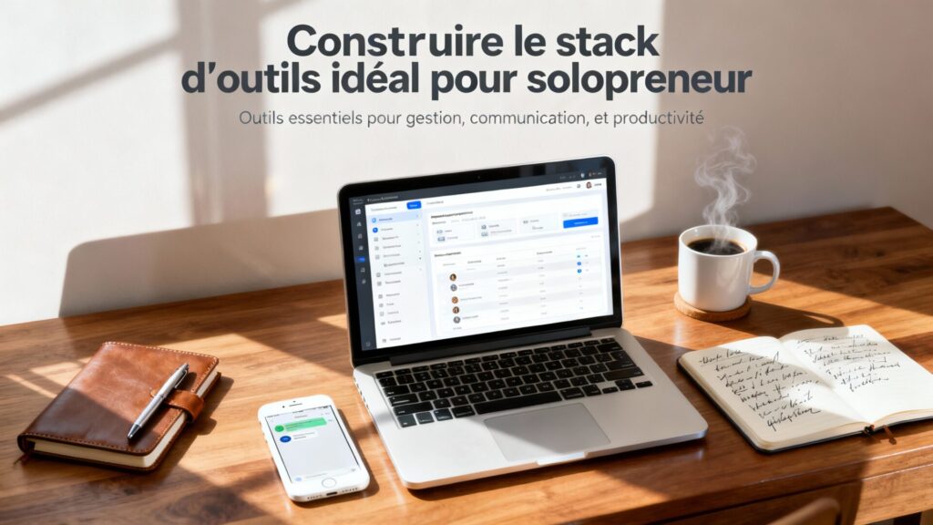 Construire le stack d'outils idéal pour solopreneur avec texte