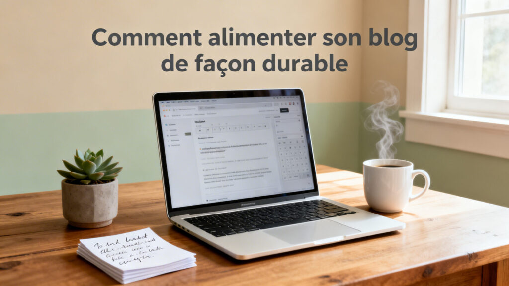 Comment alimenter son blog de façon durable avec texte